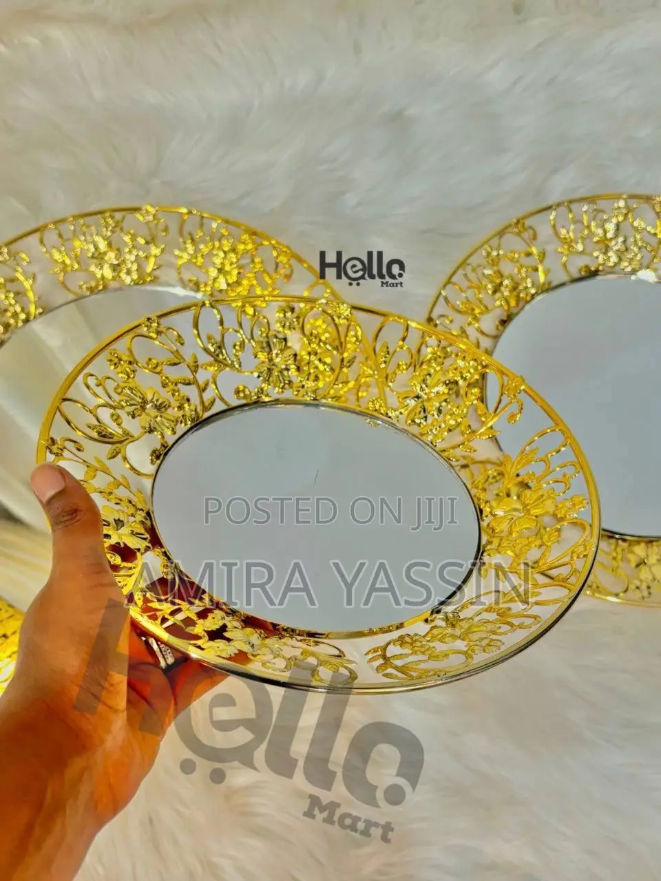 የጠረጴዛ ላይ ዲኮር መስሪያ ትሪዎች