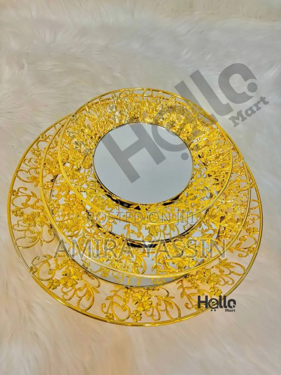 የጠረጴዛ ላይ ዲኮር መስሪያ ትሪዎች