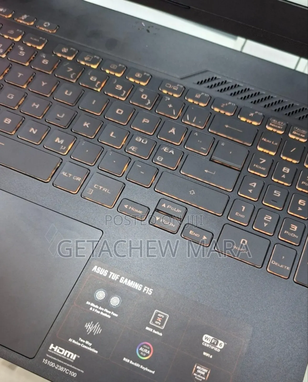 New Laptop Asus TUF Gaming A15 16GB Intel Core I5 SSD 512GB