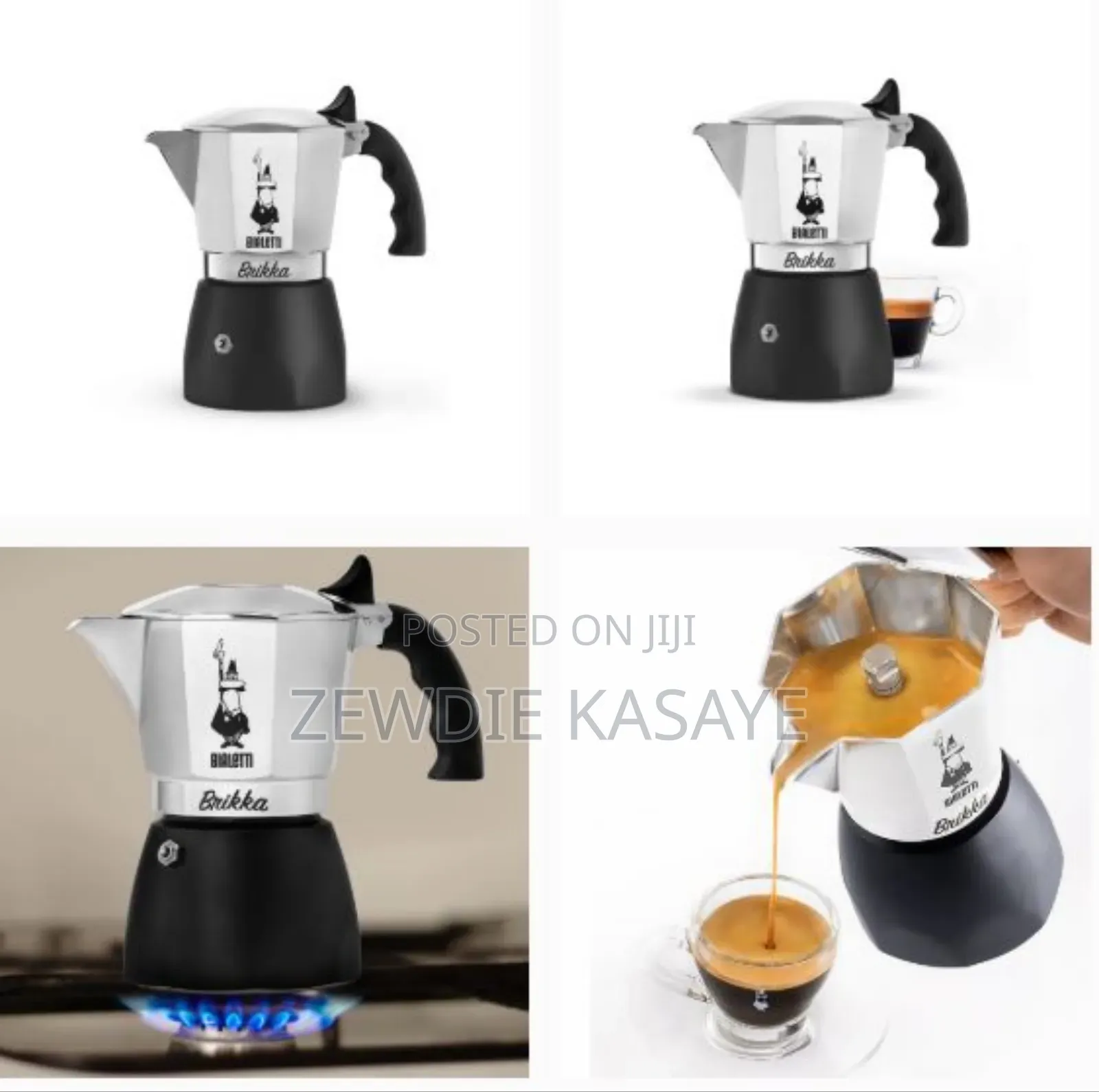 Bialetti -Bialetti Brikka Espresso Maker 4-Cups,