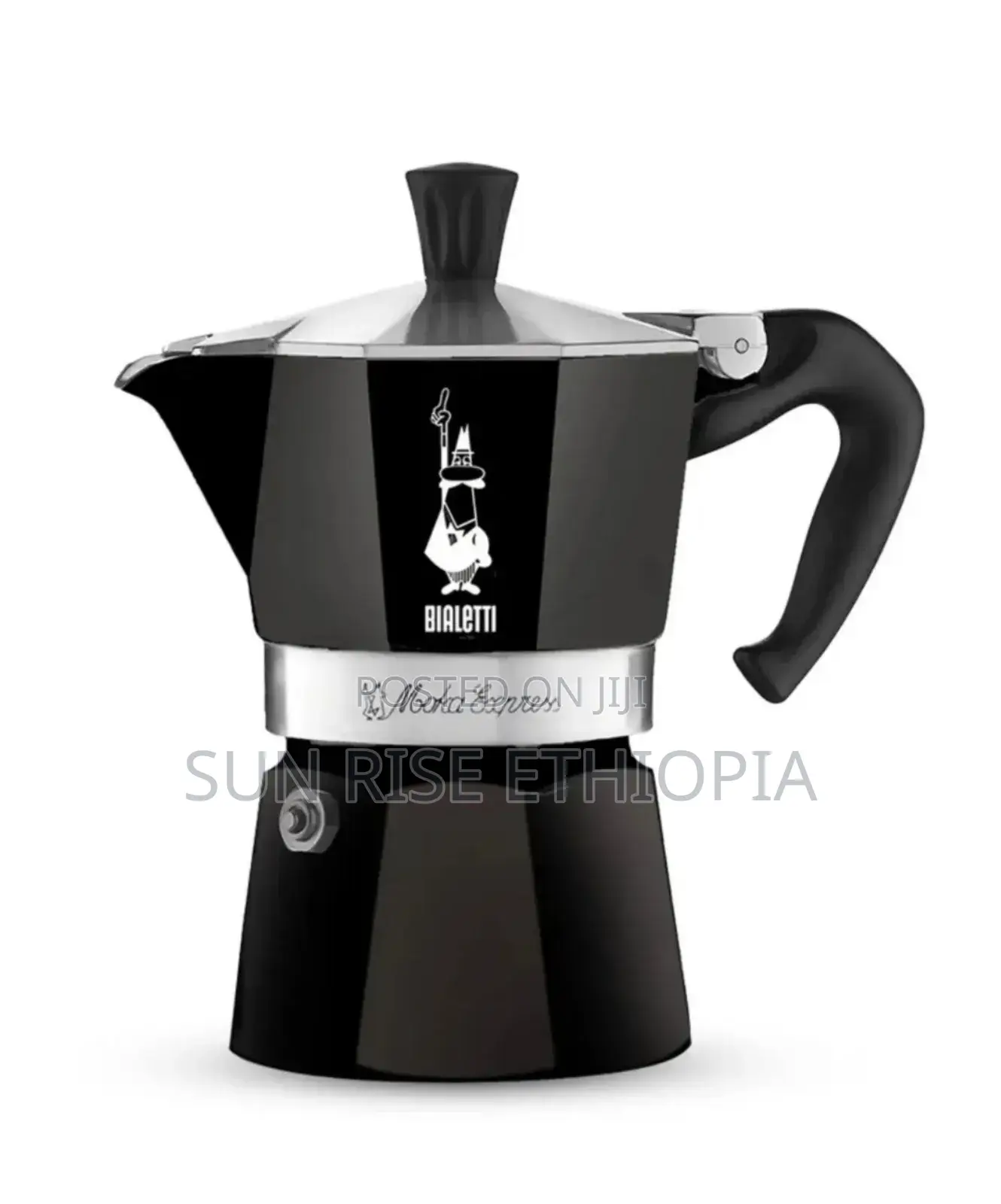 Bialetti Moka Pot Made in Italy - Black
3 Cups