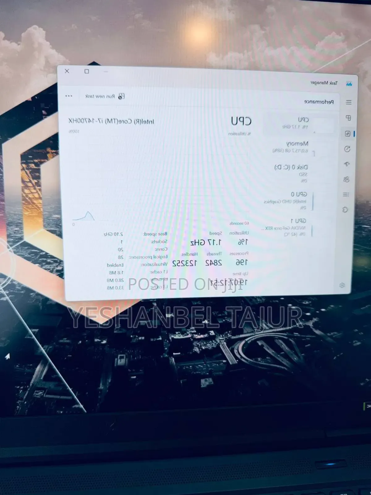 New Laptop Acer Predator Helios Neo 16 16GB Intel Core I7 SSD 1T