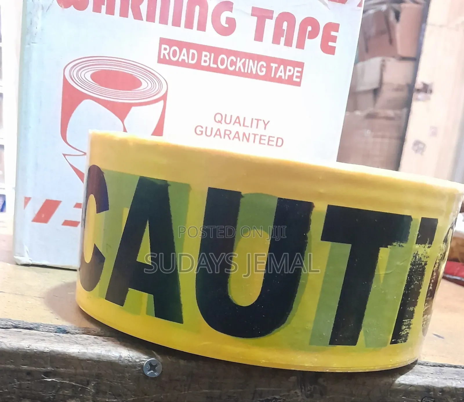 Warning Tape in Warning Areas