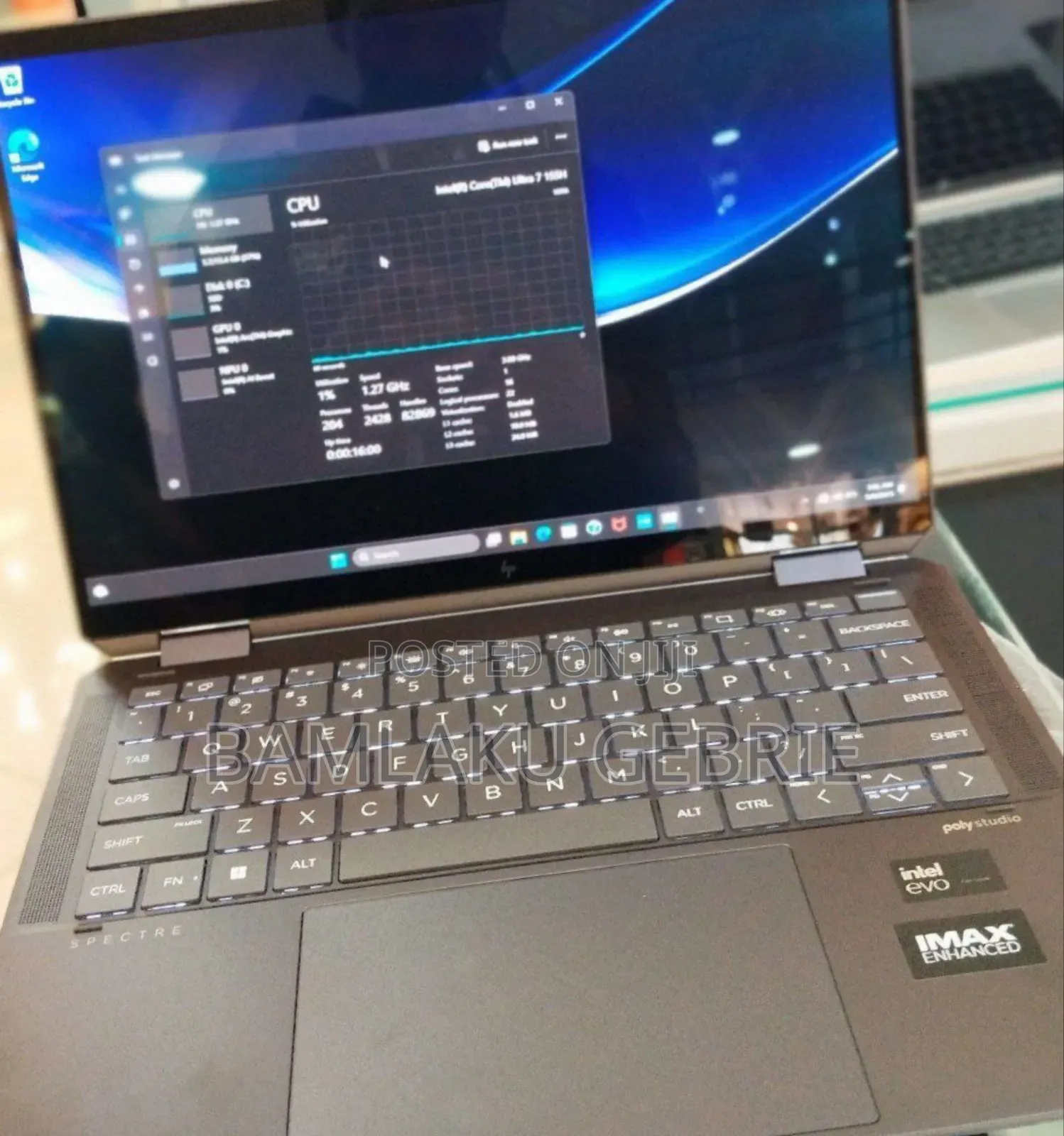 New Laptop HP Spectre X360 16GB Intel Core Ultra 7 SSD 1T