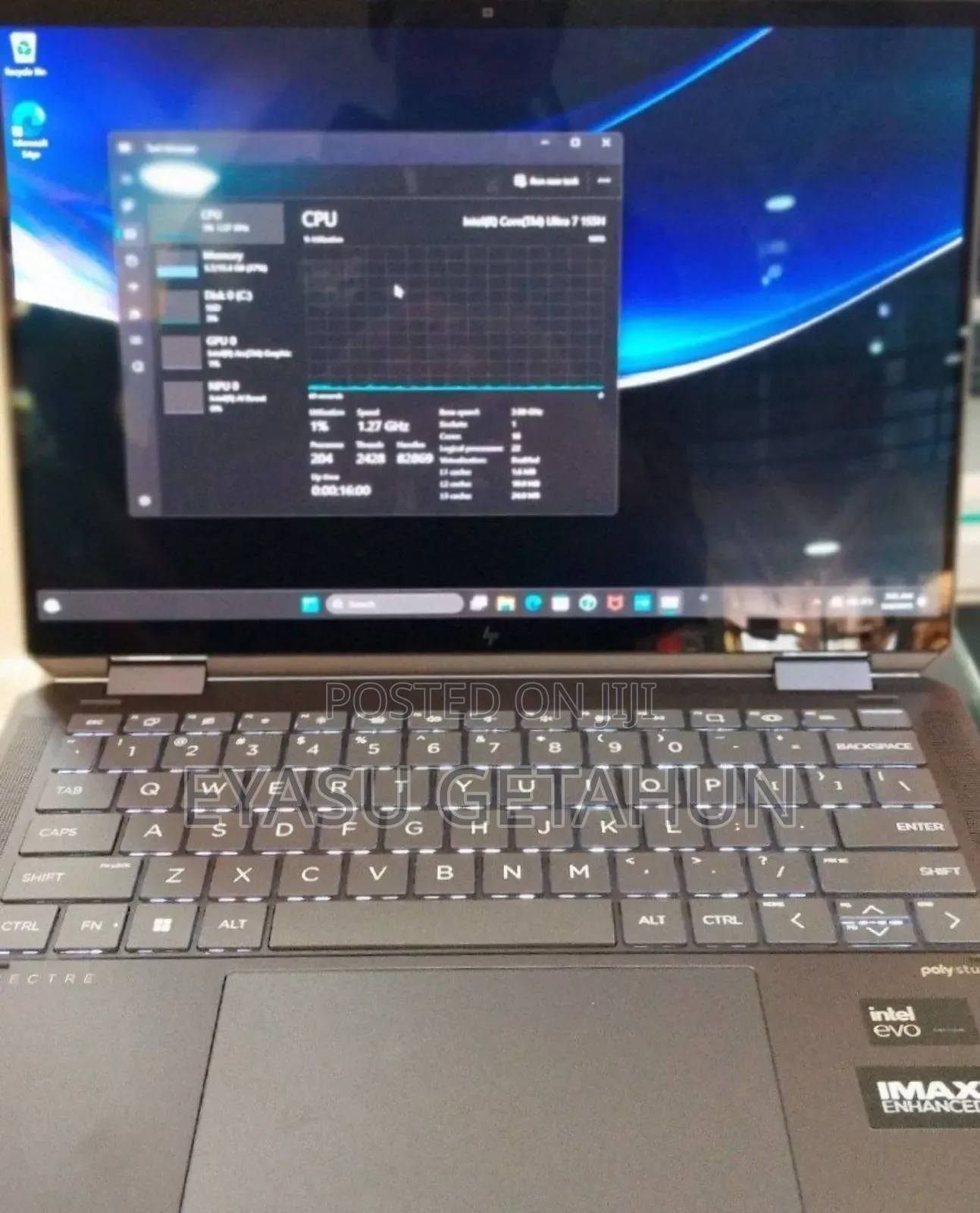 New Laptop HP Spectre X360 16GB Intel Core Ultra 7 SSD 1T