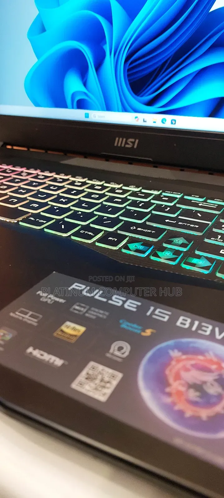 New Laptop MSI Pulse GL76 16GB Intel Core I9 SSD 1T