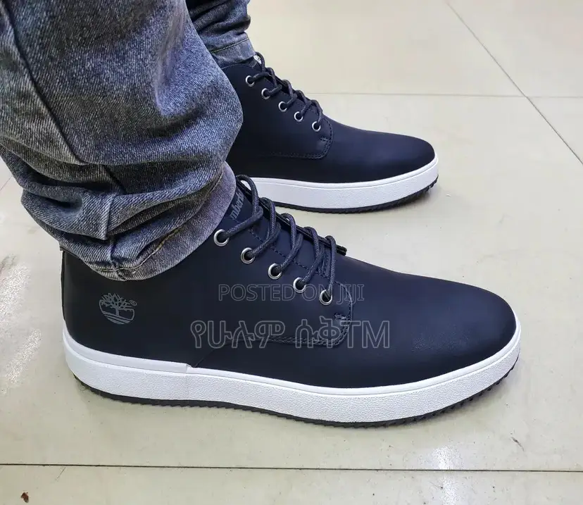 Original Timberland Chukka ‘Black/White’ Men’S Leather Shoes