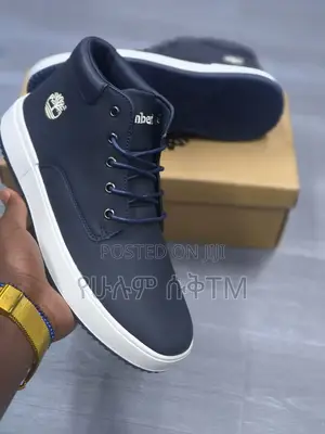 Original Timberland Chukka ‘Blue Black’ Men’S Leather Shoes