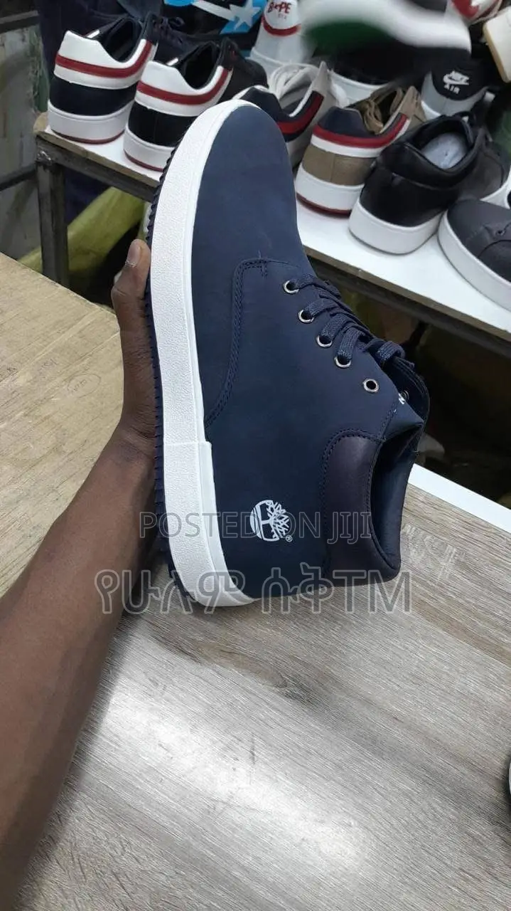 Original Timberland Chukka ‘Blue Black’ Men’S Leather Shoes