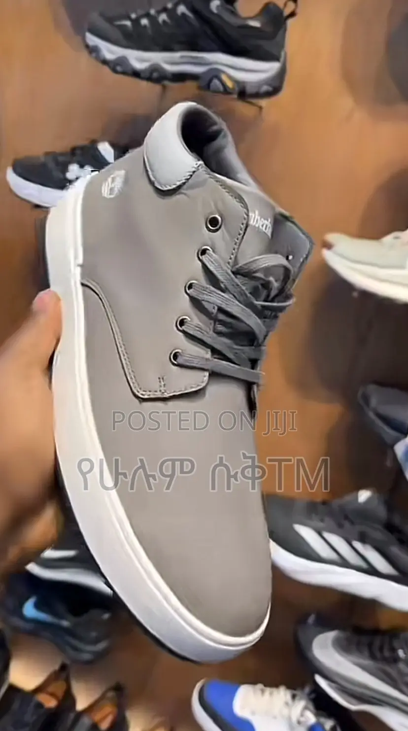 Original Timberland Chukka ‘Light Grey’ Men’S Leather Shoes