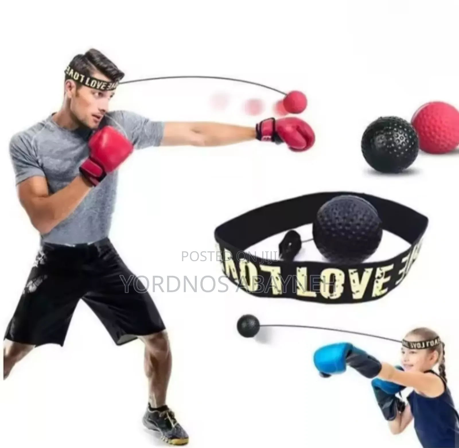 Head‐Mounted Pu Punching Ball