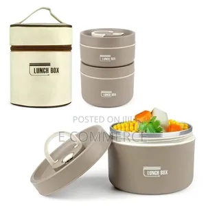 Photo - Isolated Lunch Box With Bag
