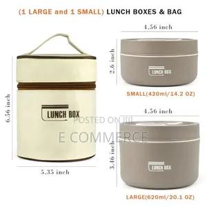 Isolated Lunch Box With Bag