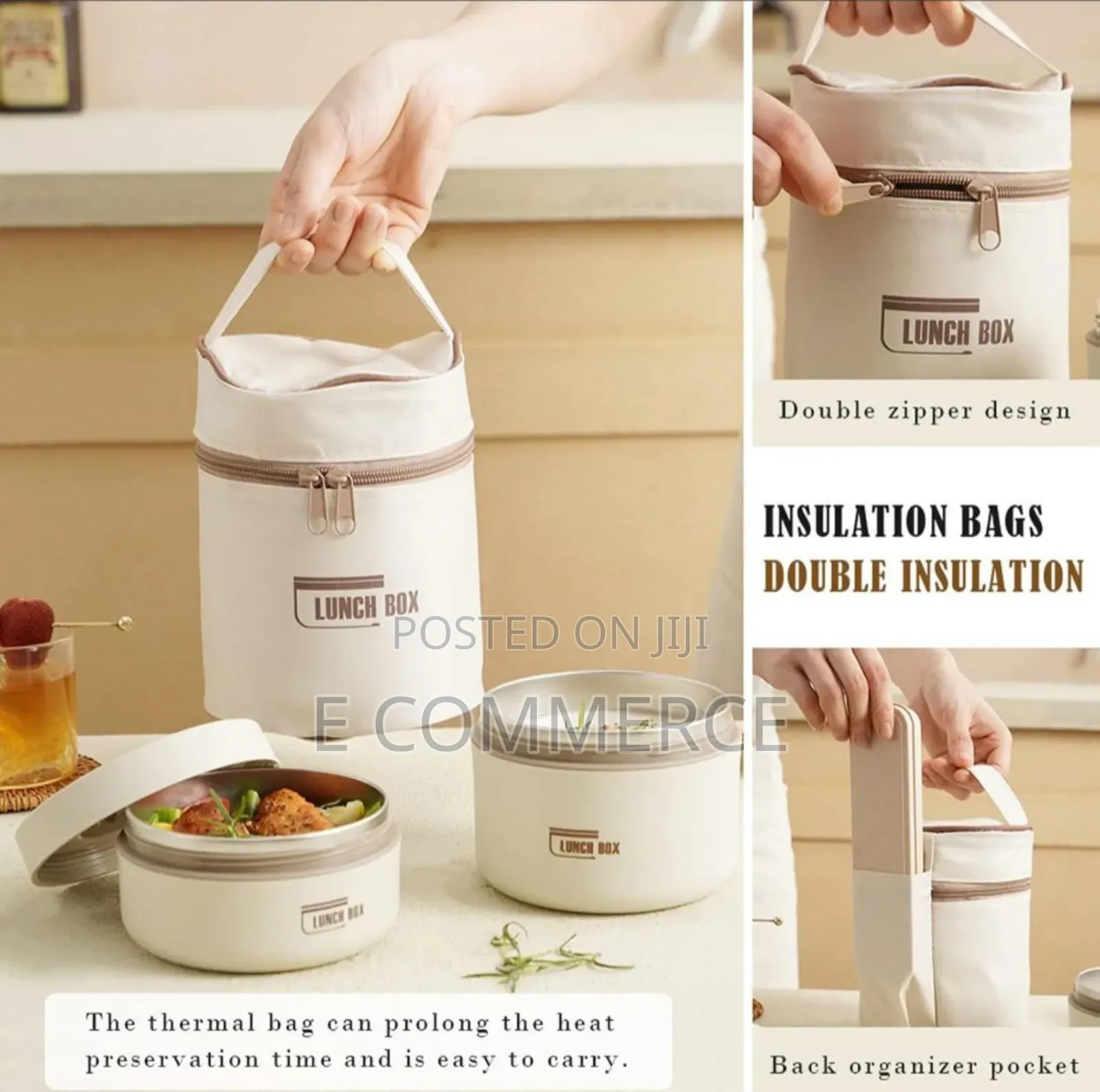 Isolated Lunch Box With Bag