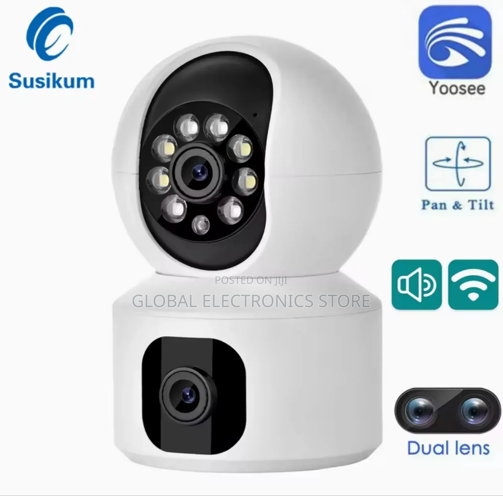 Sim Card 4mp 2-Lens Camera