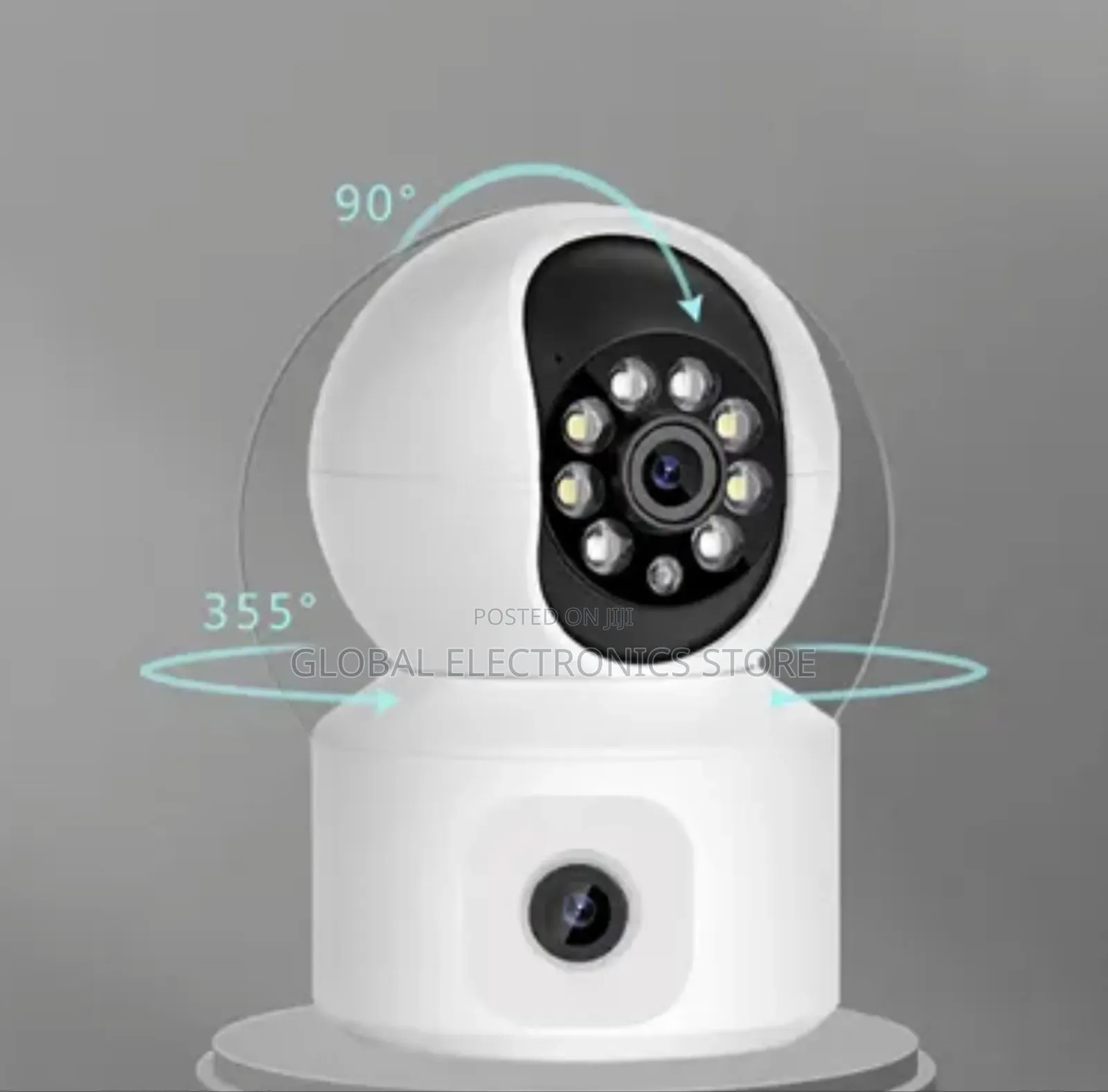 Indoor Mini Dual Lens Sim Card Support Camera