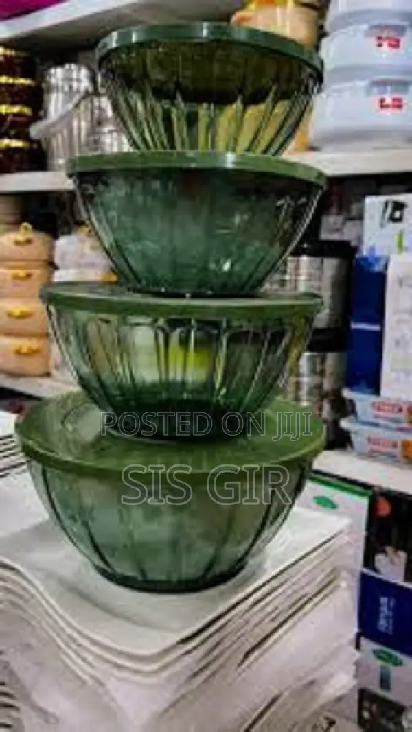 4pcs Colorful Salad Serving Bowl Set