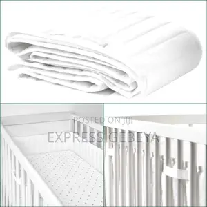 Ikea Bumper Pad, White, 60x120 Cm