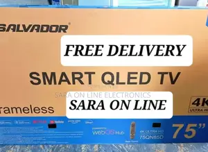 Salvador 75" Framless Qled Tv New 2025