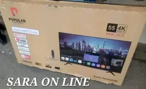 Popualr 55" New 2025 4k Android Tv Magic Remot