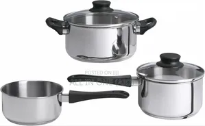 Photo - Ikea Annons Cookware Set, Glass/Stainless Steel