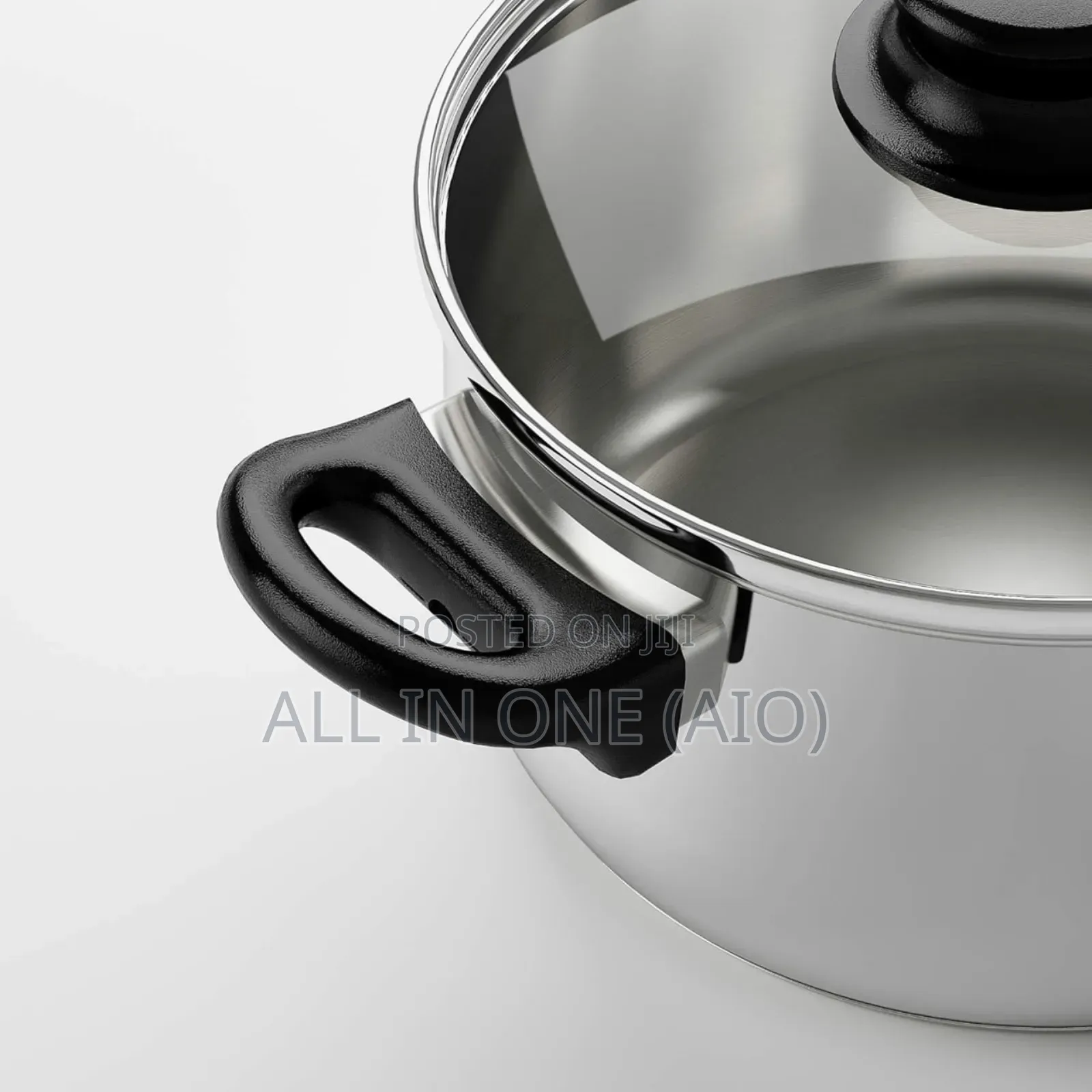 Ikea Annons Cookware Set, Glass/Stainless Steel