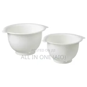  Ikea Mixing Bowl, Set of 2, White
 Mixing Bowls