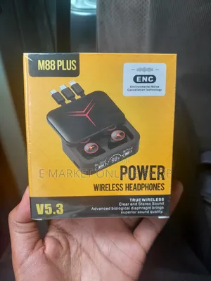 Photo - M88 Plus Earbuds Sleek Design, Powerful Sound