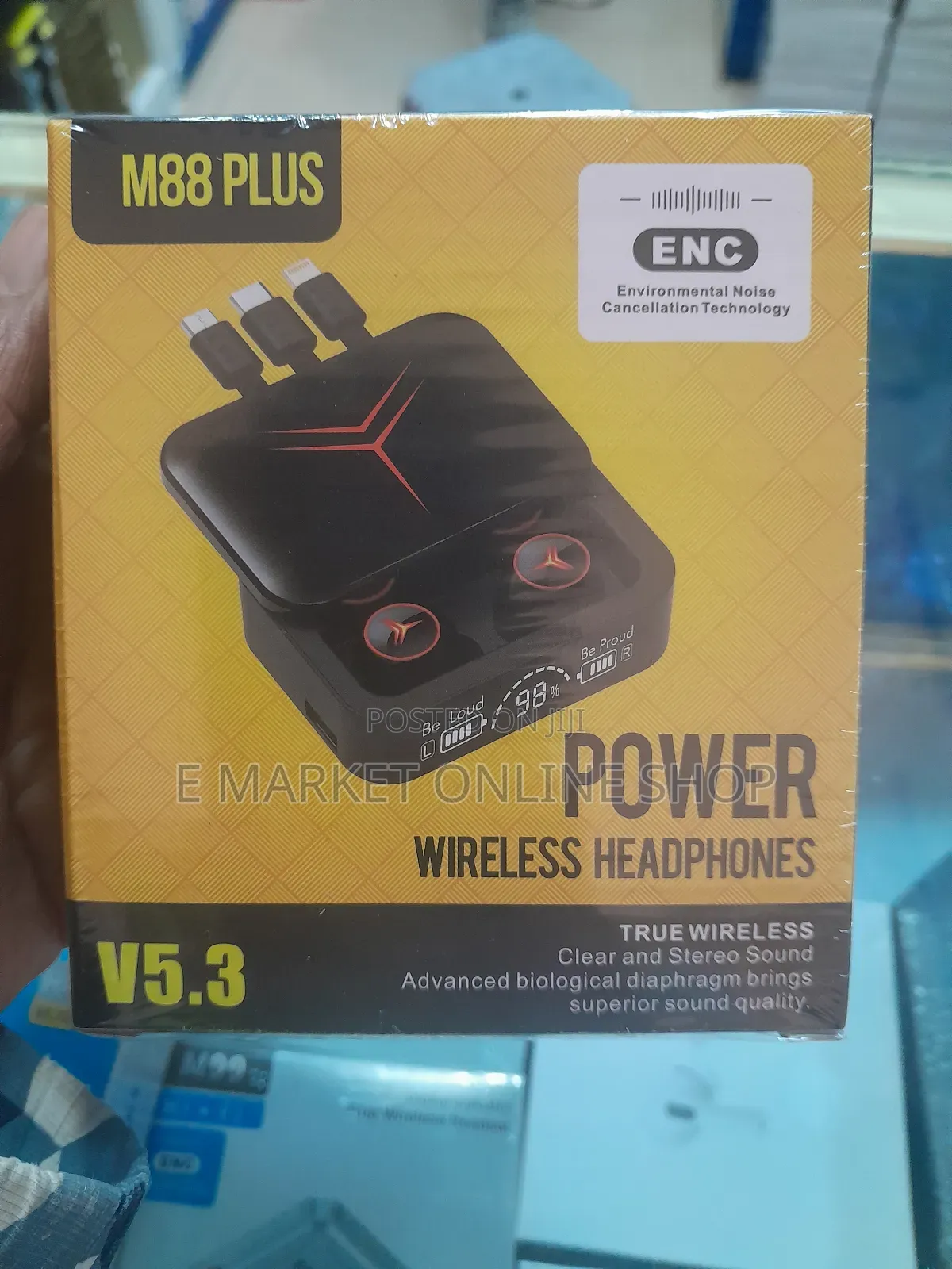 M88 Plus Ear Bud for All-Day Lightweight Secure Fit