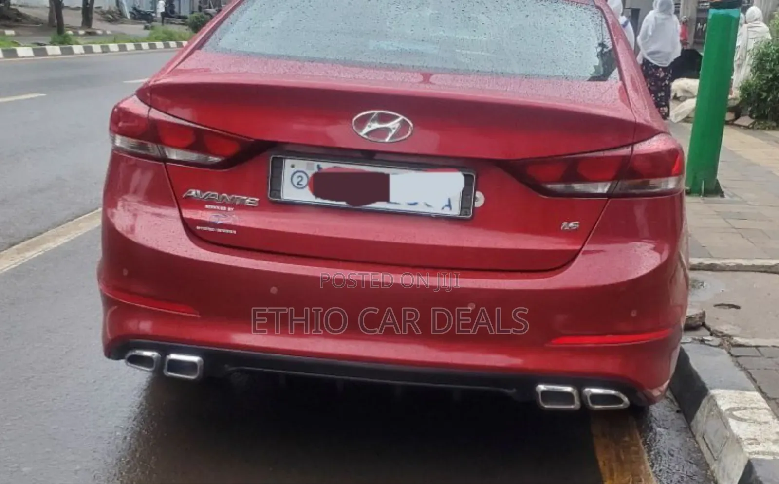 Hyundai Avante 2017 Red