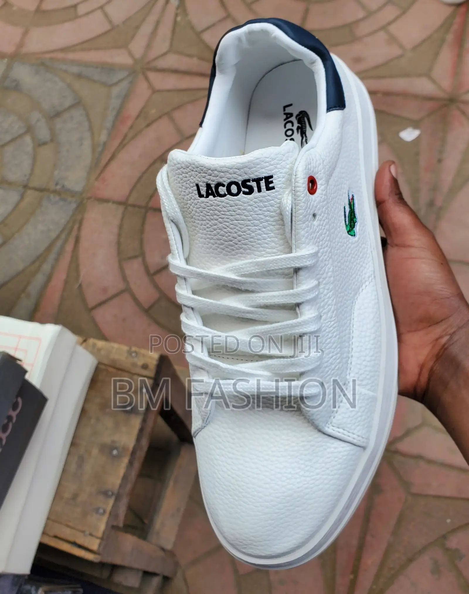 Lacoste Flats Leather Master Quality White