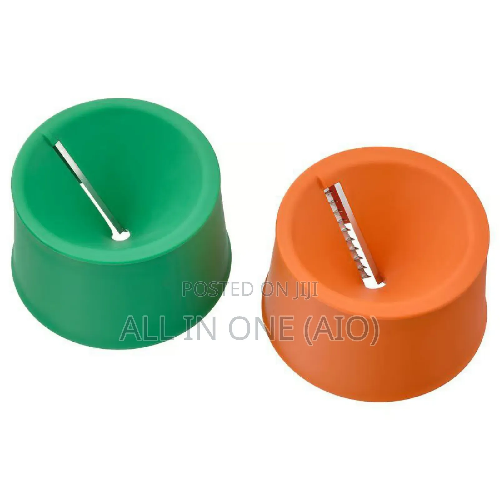 Ikea Vegetable Slicer, Set of 2, Bright Orange/Bright Green