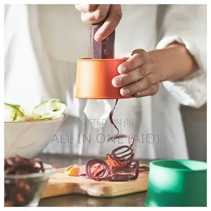 Ikea Vegetable Slicer, Set of 2, Bright Orange/Bright Green