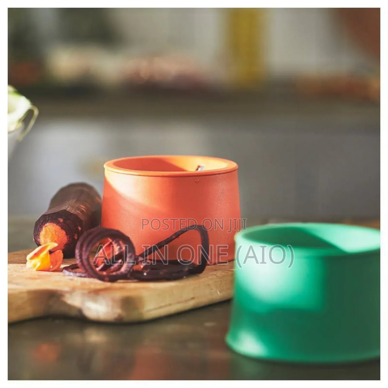 Ikea Vegetable Slicer, Set of 2, Bright Orange/Bright Green