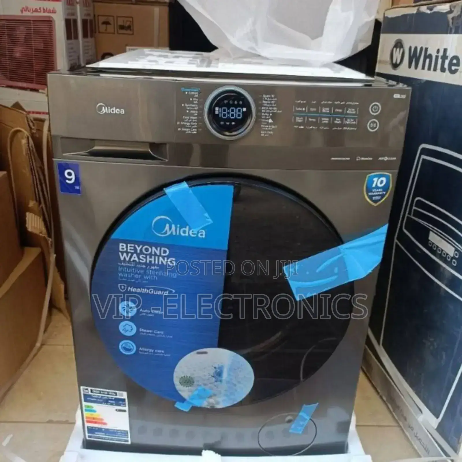Midea Automatic Washing Machine 9kg Front Load