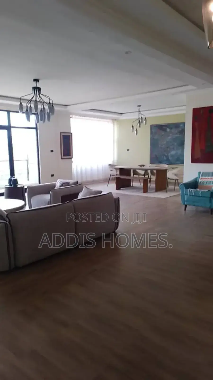 Furnished 3bdrm Apartment in Bole for rent