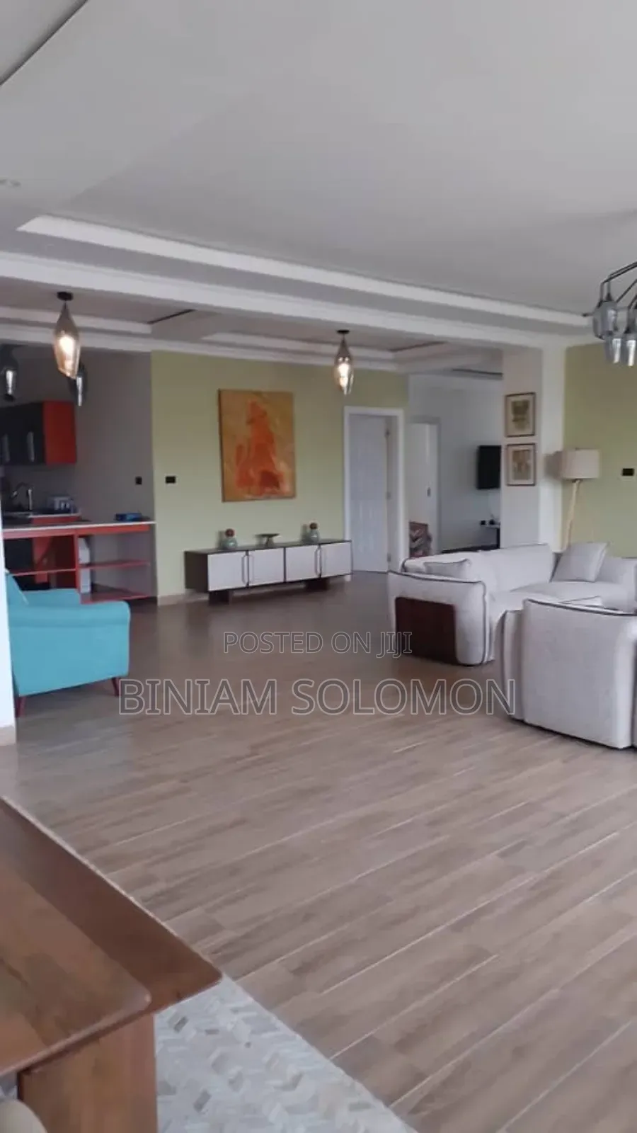 Furnished 3bdrm Apartment in Bole for rent