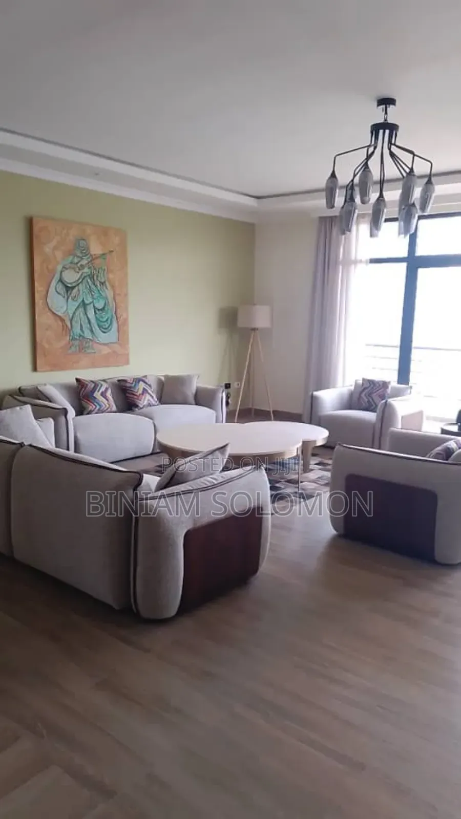 Furnished 3bdrm Apartment in Bole for rent