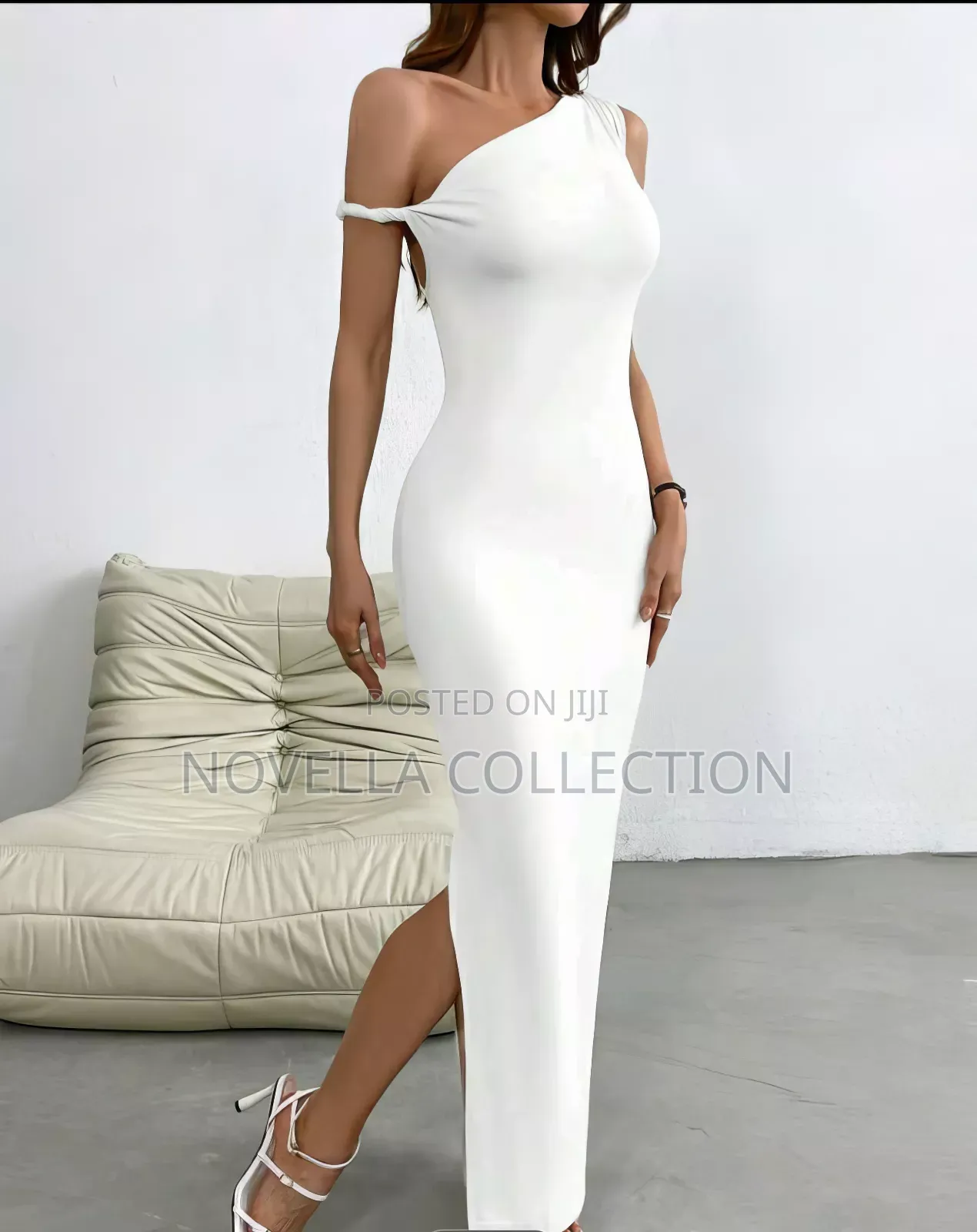 Long White Dress (Available on Hand)