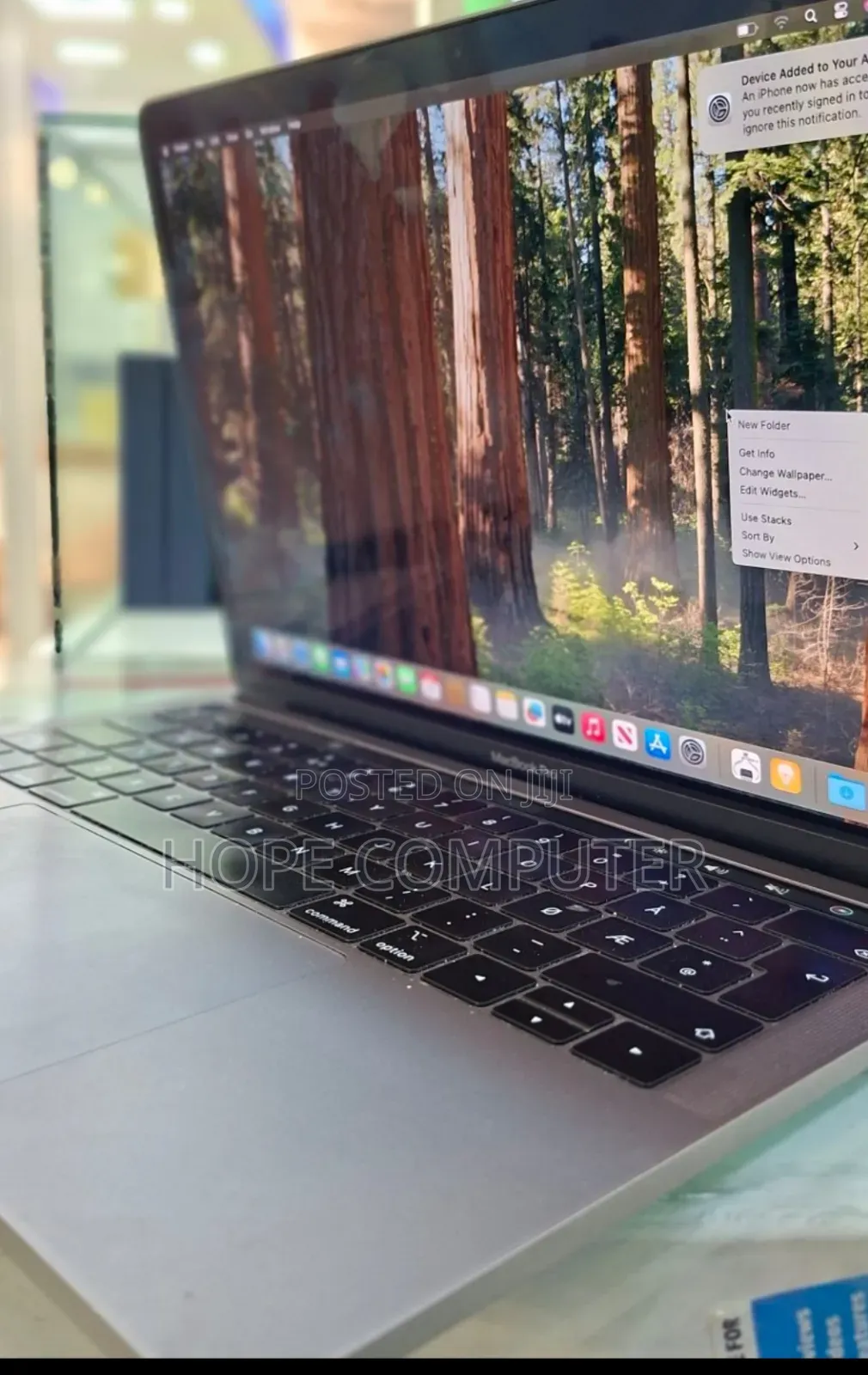 New Laptop Apple MacBook Pro 2019 8GB Intel Core I5 SSD 256GB
