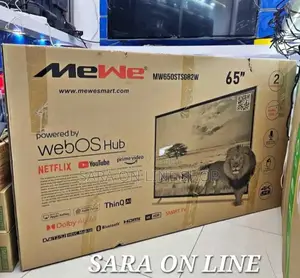 Mewe 65" Webos Hub New 2025 Smart Tv