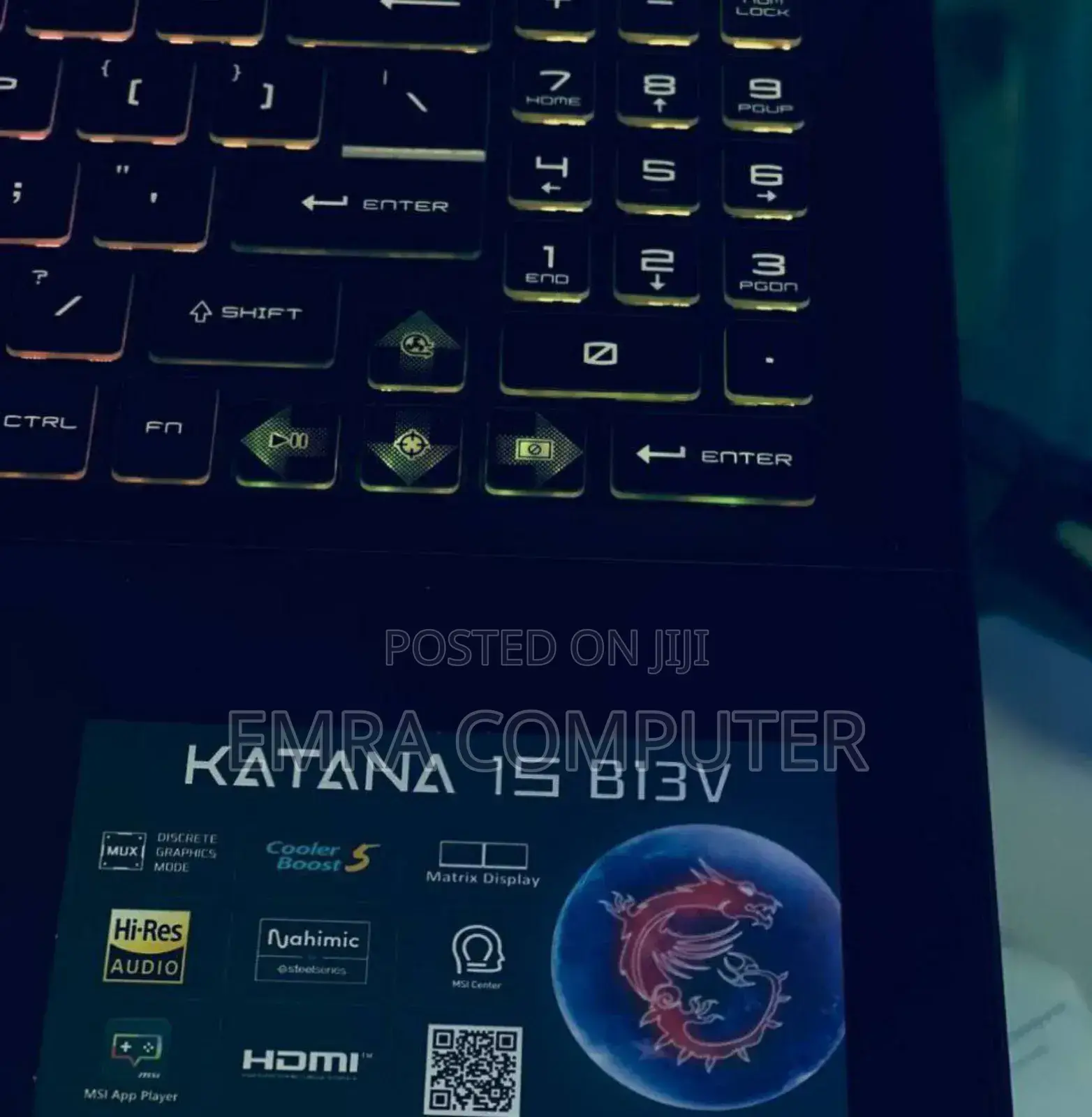 New Laptop MSI Katana 15 16GB Intel Core I7 SSD 1T