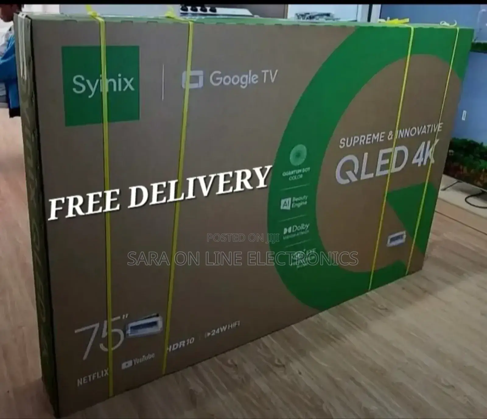 Syinix 75" New 2025 Qled Pro