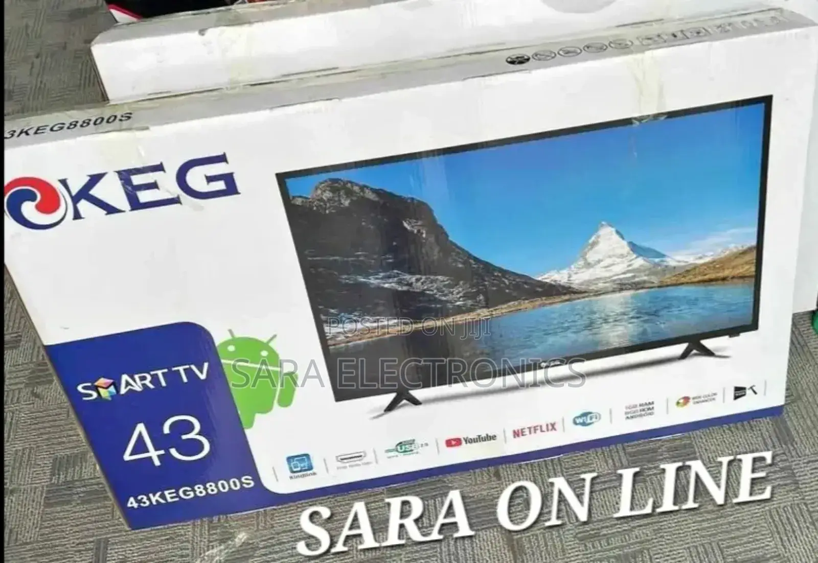 ➣Lj 43" New 2025 Smart Android Real Tv ➭Free Delivery ➭10year Warra