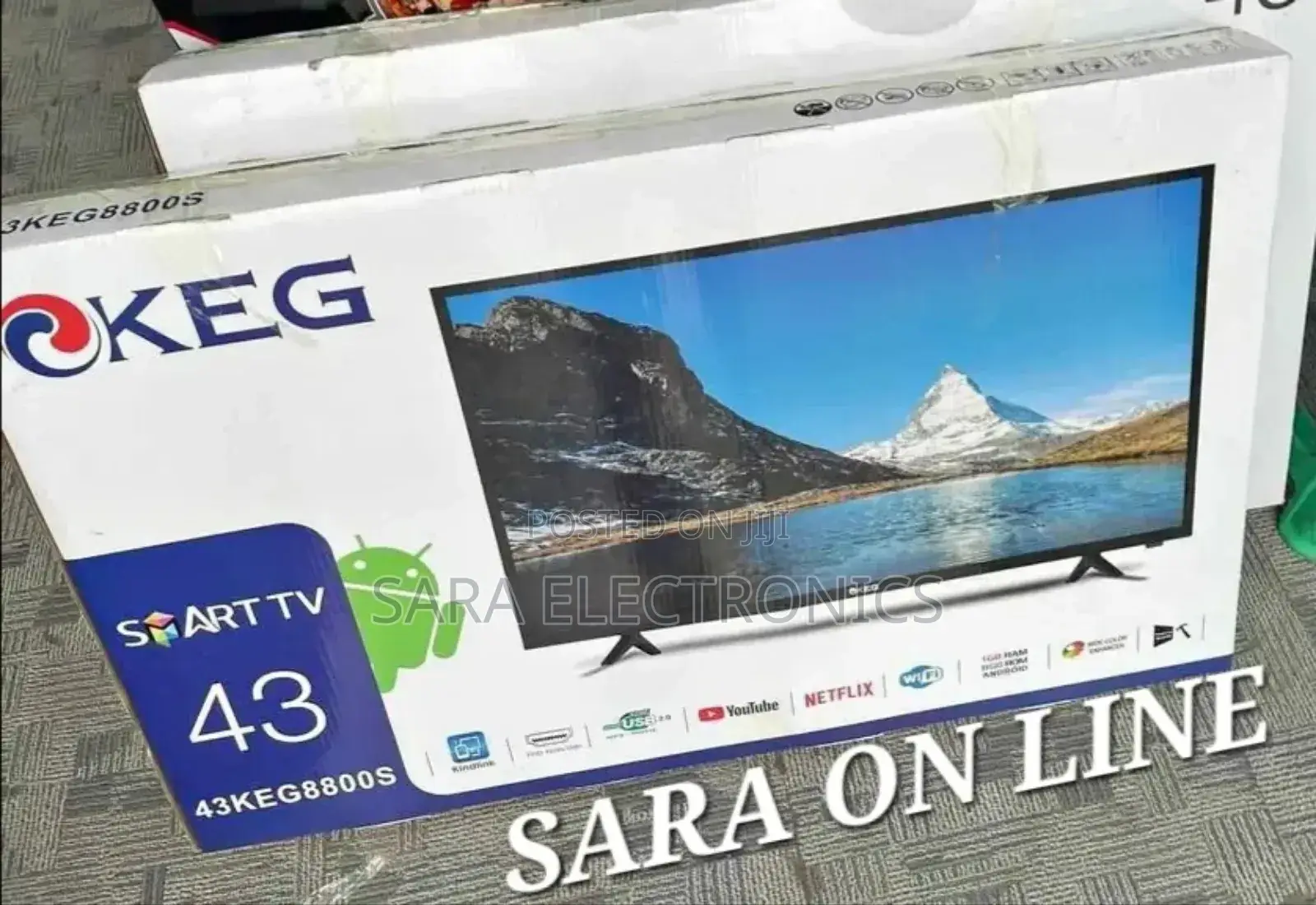 ➣Lj 43" New 2025 Smart Android Real Tv ➭Free Delivery ➭10year Warra