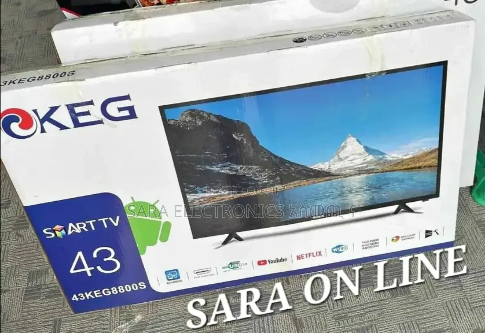 ➣Lj 43" New 2025 Smart Android Real Tv ➭Free Delivery ➭10year Warra