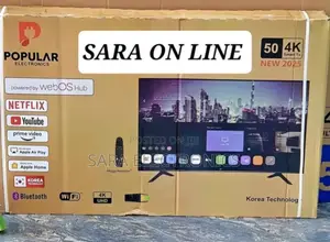 Popular 50" New 2025 Korea Tecnology