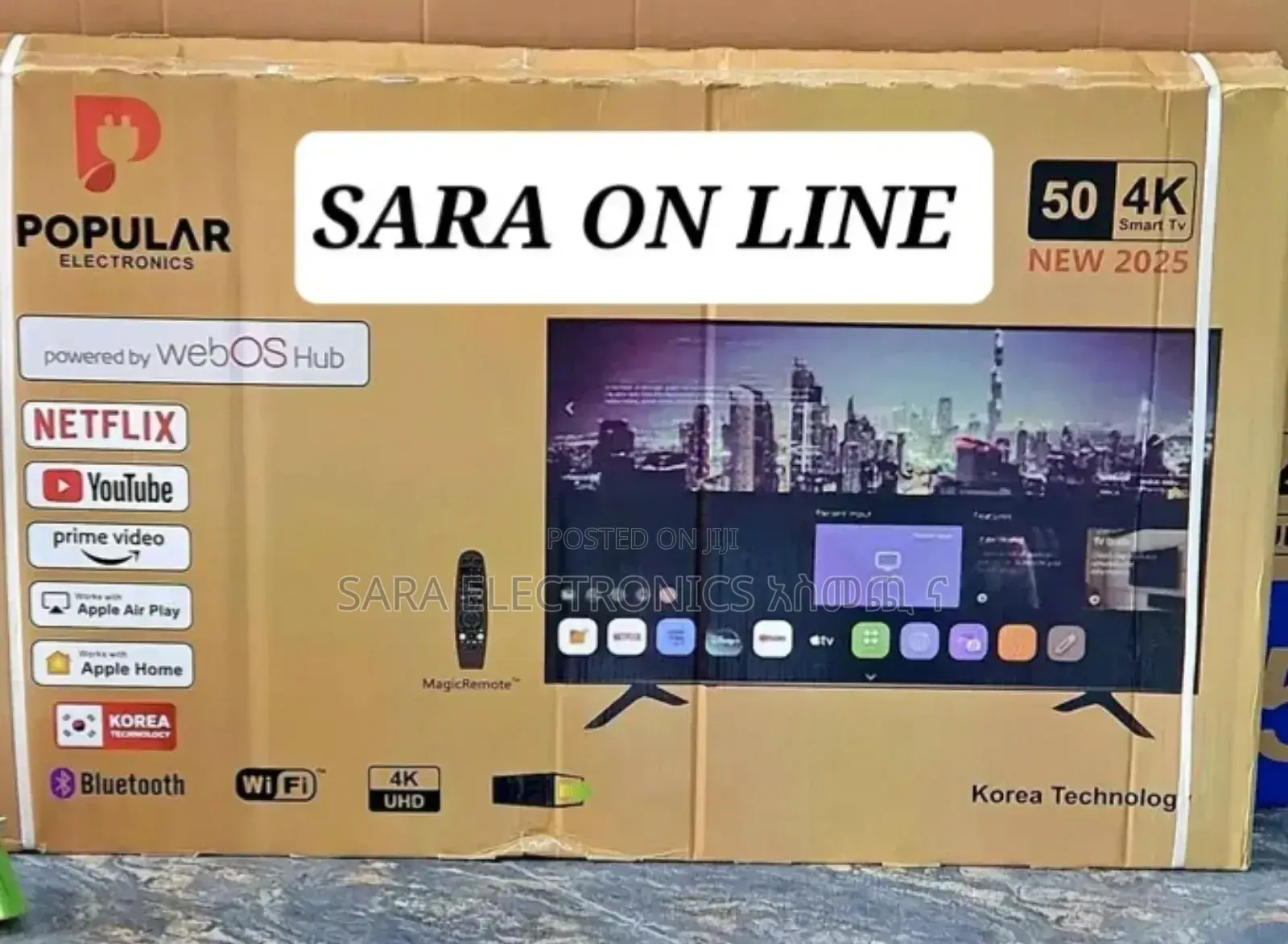 Popular 50" New 2025 Korea Tecnology