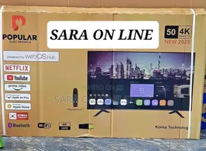 Popular 50" New 2025 Korea Tecnology