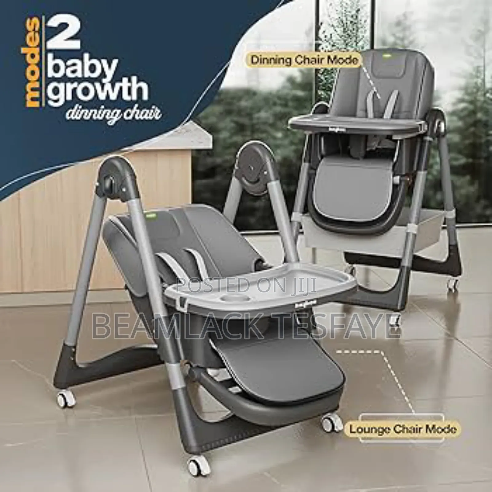 Portable Convertible High Chair